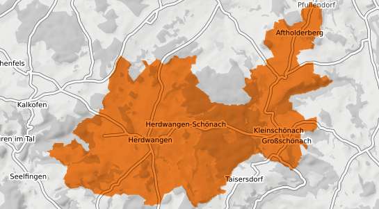 Mietspiegelkarte Herdwangen-Sch&ouml;nach